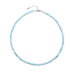 Collier en argent et Larimar
