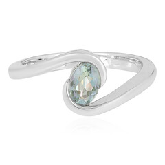 Bague en argent et Quartz lac de montagne