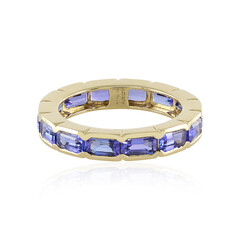 Bague en or et Tanzanite AAA (de Melo)