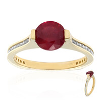 Bague en or et Rubis du Mozambique
