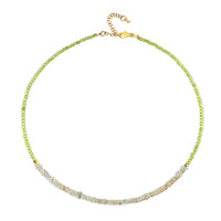Collier en argent et Péridot