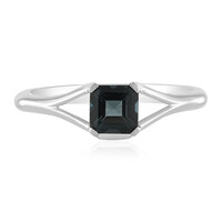 Bague en argent et Topaze bleu de Londres