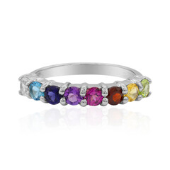 Bague en argent et Améthyste