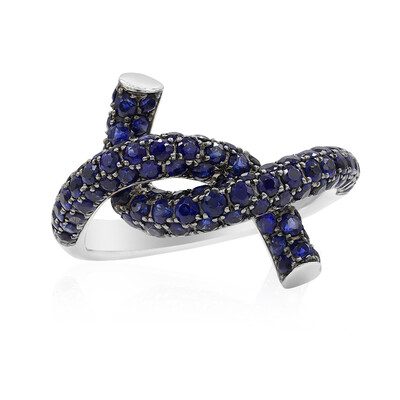 Bague en or et Saphir bleu (Estée Collection)