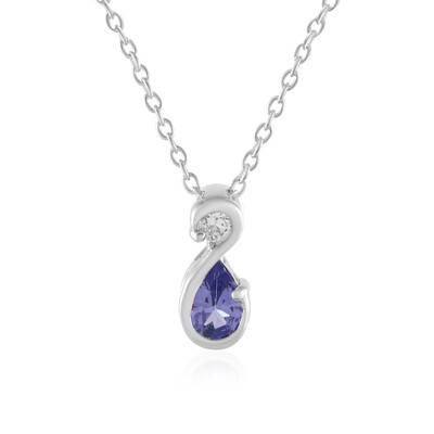 Collier en argent et Tanzanite