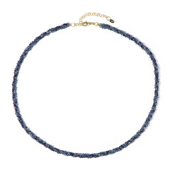 Collier en argent et Saphir bleu
