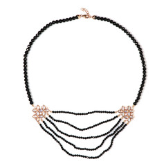 Collier en argent et Pierre de Lune arc-en-ciel (KM by Juwelo)