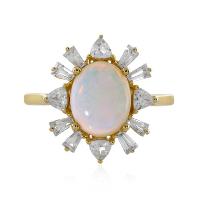 Bague en or et Opale d'Australie (Adela Gold)