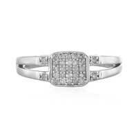 Bague en argent et Diamant I2 (I)