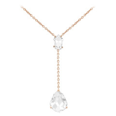 Collier en argent et Quartz blanc (TPC)