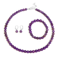Parure en argent et Phosphosidérite