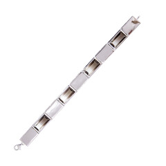 Bracelet en argent et Quartz multicolore