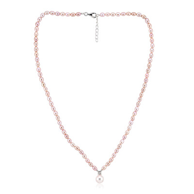 Collier en argent et Perle d'Akoya (TPC)