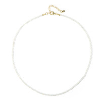 Collier en argent et Topaze blanche