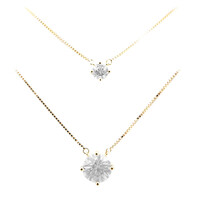 Collier en or et Zircon (de Melo)