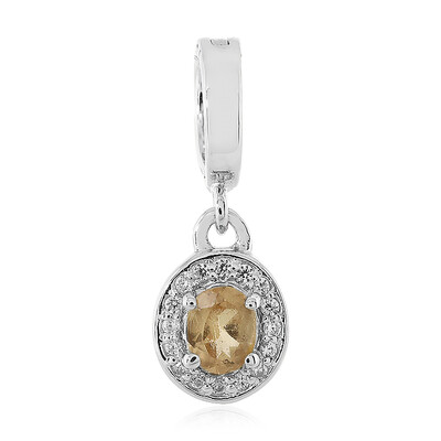 Pendentif en argent et Grenat Impérial