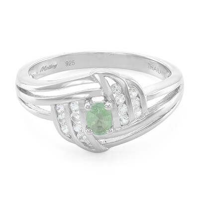 Bague en argent et Tourmaline Paraïba