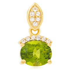 Pendentif en argent et Péridot