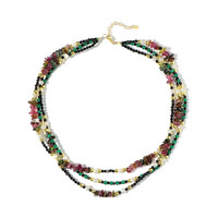 Collier en argent et Hématite dorée