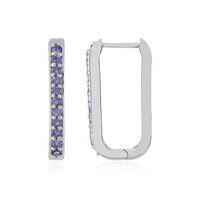 Boucles d'oreilles en argent et Tanzanite