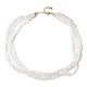 Collier en argent et Quartz blanc