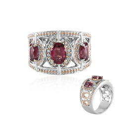 Bague en argent et Grenat du Malawi (Dallas Prince Designs)
