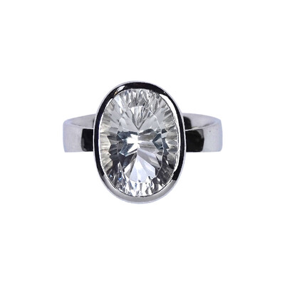 Bague en argent et Quartz Princier