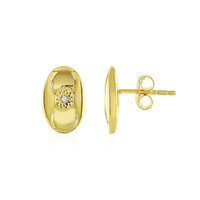 Boucles d'oreilles en argent et Diamant PK (J)