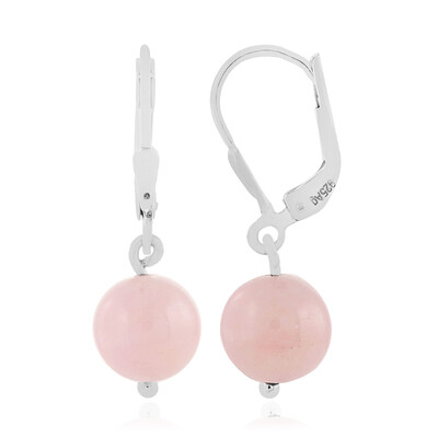 Boucles d'oreilles en argent et Morganite