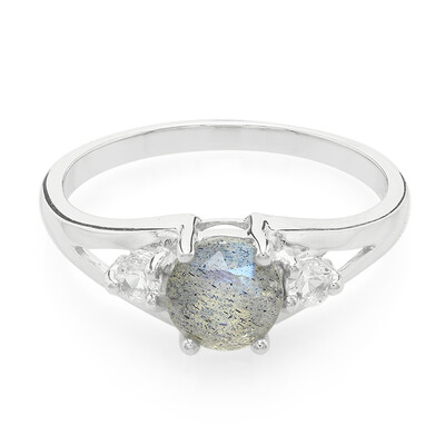 Bague en argent et Spectrolite