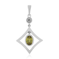 Pendentif en argent et Sphène