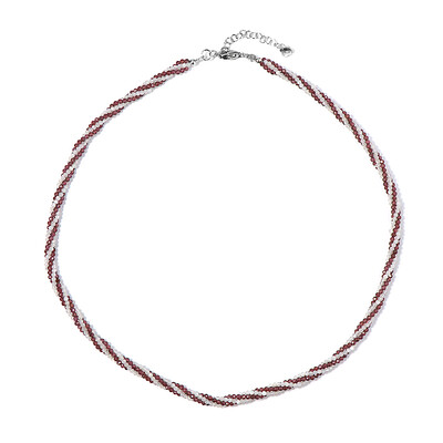 Collier en argent et Grenat d'Inde