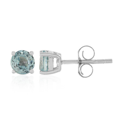 Boucles d'oreilles en argent et Zircon de Ratanakiri