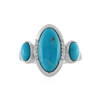 Bague en argent et Turquoise