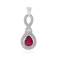 Pendentif en argent et Rubis de Bemainty