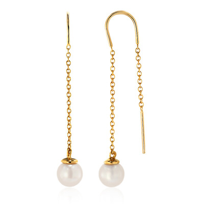 Boucles d'oreilles en argent et Perle de culture d'eau douce