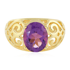 Bague en argent et Améthyste