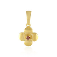 Pendentif en argent et Diamant rouge I3