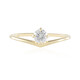 Bague en or et Diamant IF (G) (de Melo)