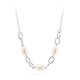 Collier en argent et Perle blanche de culture d'eau douce