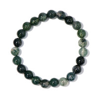 Bracelet et Agate mousse