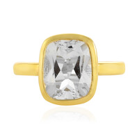 Bague en argent et Quartz blanc
