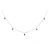 Collier en or et Saphir bleu de Ceylan (CIRARI)