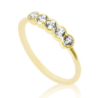 Bague en or et Zircon