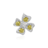Pendentif en argent et Diamant jaune I3