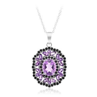 Collier en argent et Améthyste