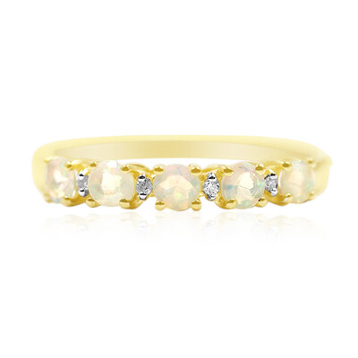 Bague en or et Opale Welo