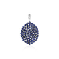 Pendentif en or et Saphir bleu