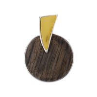 Pendentif en argent et Chêne des marais