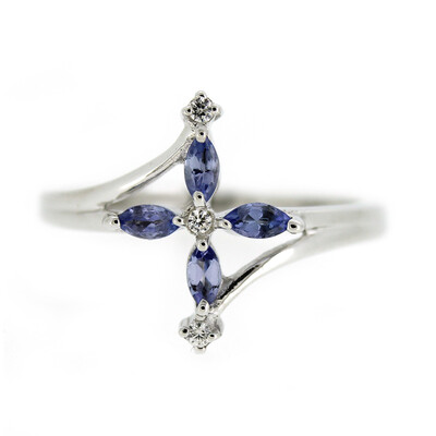Bague en argent et Tanzanite